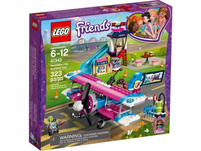 LEGO® Friends 41343 Vyhlídkový let nad městečkem Heartlake