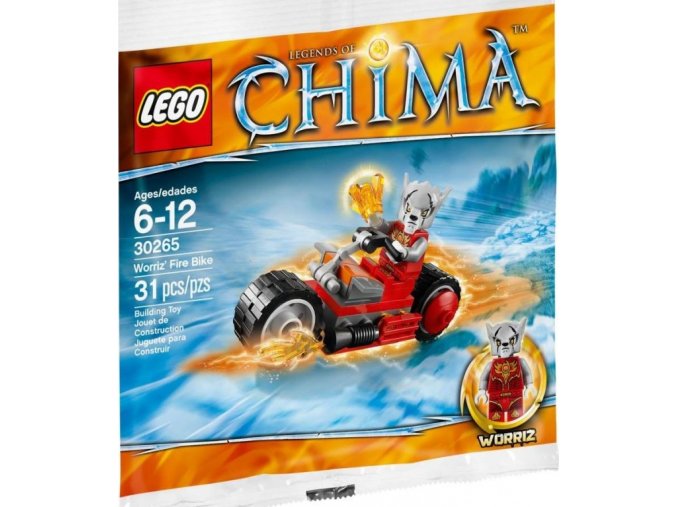 LEGO® CHIMA 30265 Worrizova ohnivá motorka