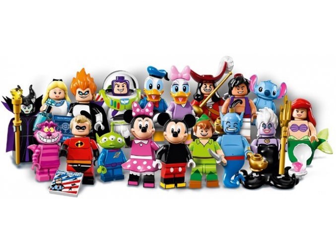 LEGO 71012 Kompletní série 18 minifigurek Disney