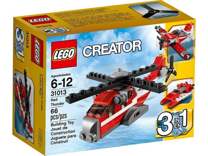 LEGO Creator 31013 Záchranná helikoptéra 3 v 1