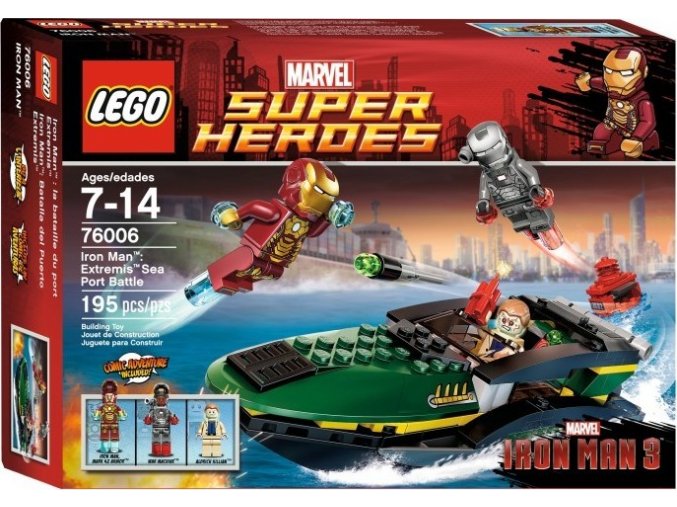 LEGO® Super Heroes 76006 Iron Man: Bitva v přístavu, Rarita!