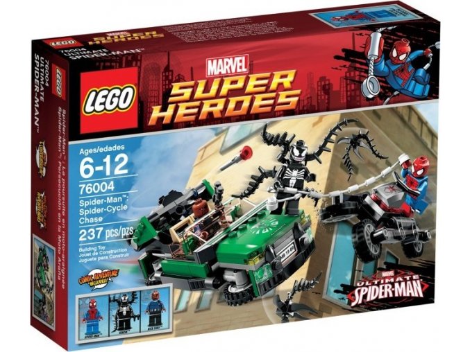 LEGO® Super Heroes 76004 Spiderman: Honička na motorce
