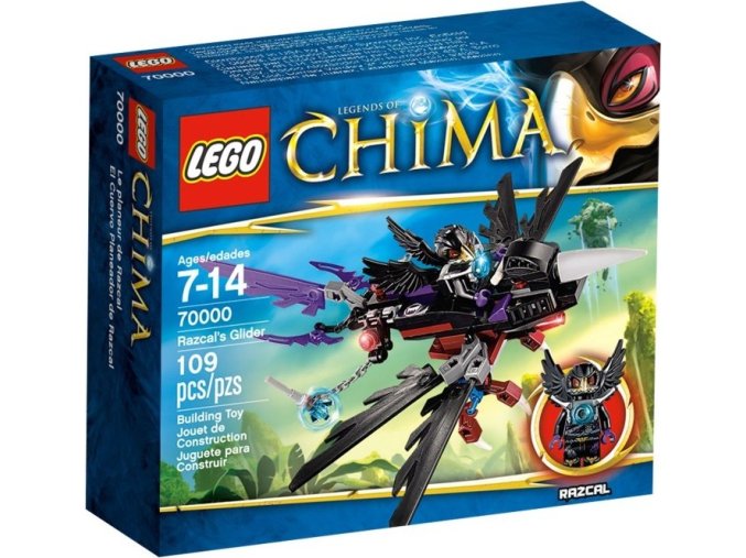 LEGO® CHIMA 70000 Razcalův havraní kluzák