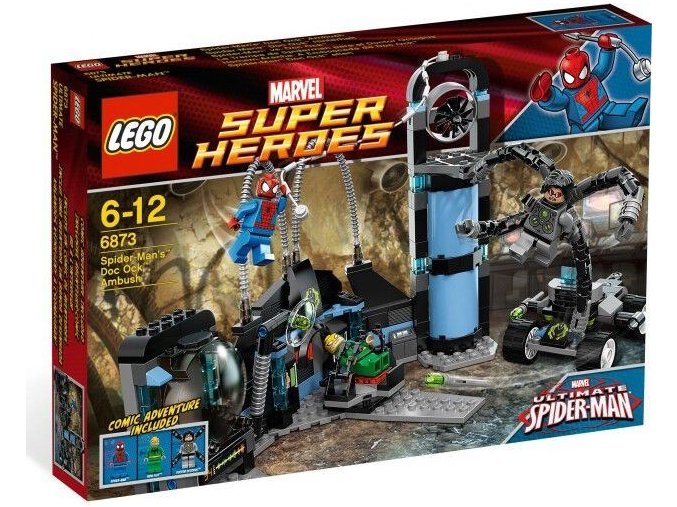 LEGO® Super Heroes 6873 Spiderman: Přepadení doktora Octopuse