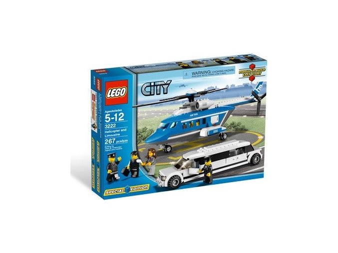 LEGO® City 3222 Vrtulník a limuzína, Rarita!