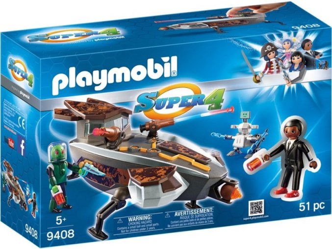PLAYMOBIL® 9408 Vesmírná loď Sykroňanů a Gene