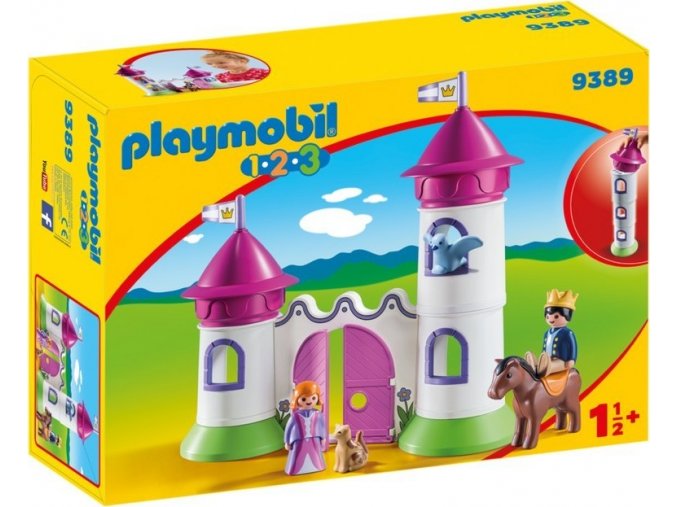 PLAYMOBIL® 9389 Hradní brána s věžemi (1.2.3.)