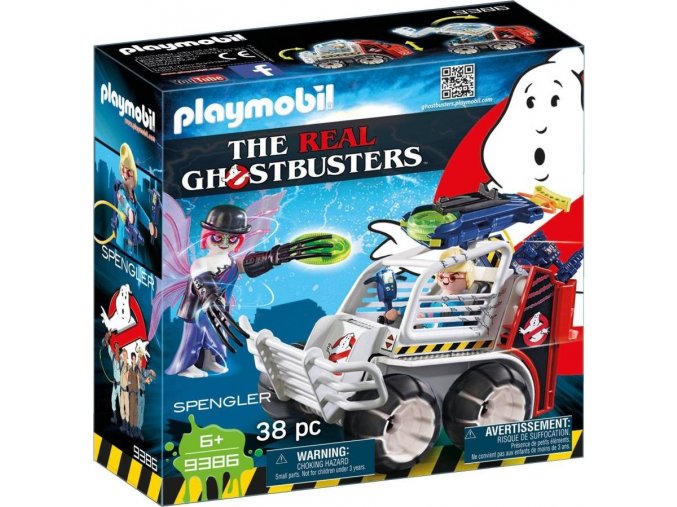 PLAYMOBIL® 9386 The Real Ghostbusters Spengler ve vozidle s klecí