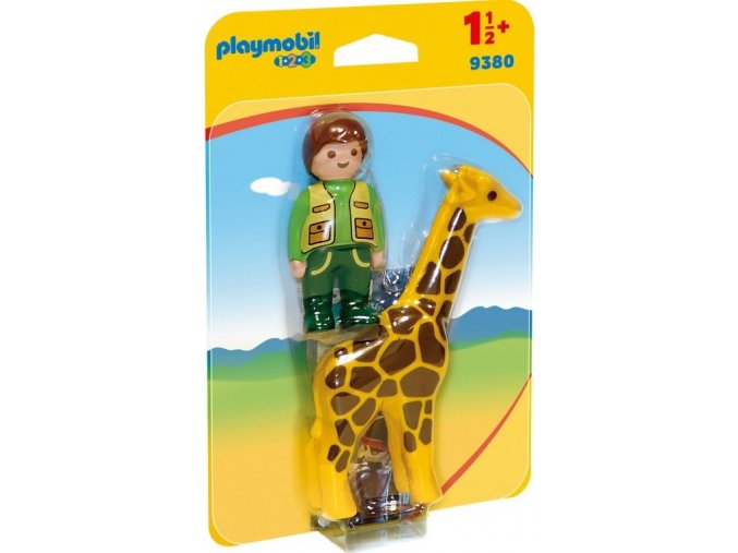 PLAYMOBIL® 9380 Ošetřovatel žiraf (1.2.3.)