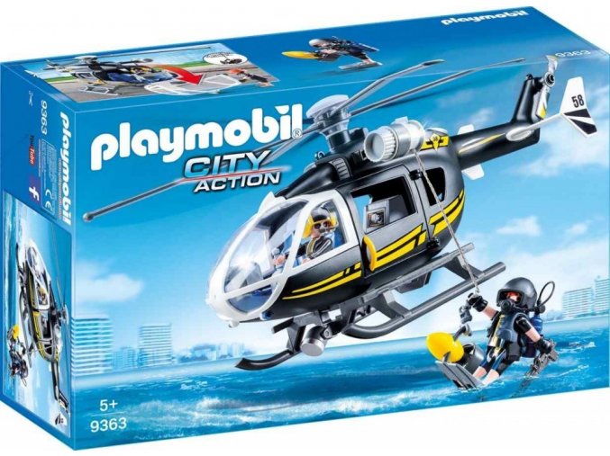 PLAYMOBIL® 9363 Vrtulník speciální zásahové jednotky