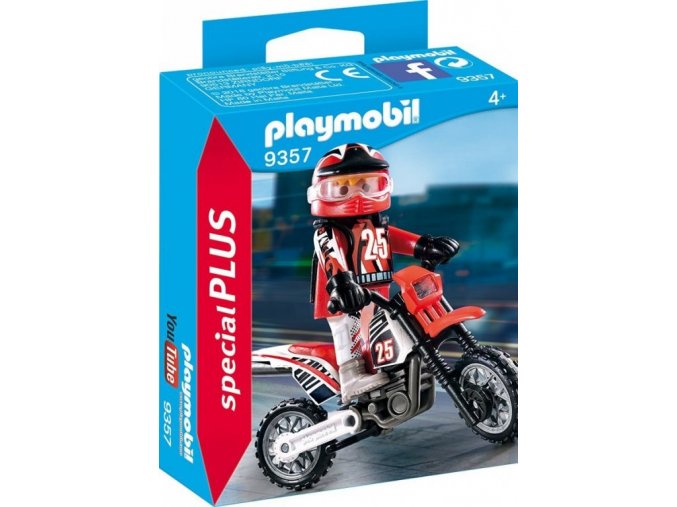 PLAYMOBIL® 9357 Závodník na motorce