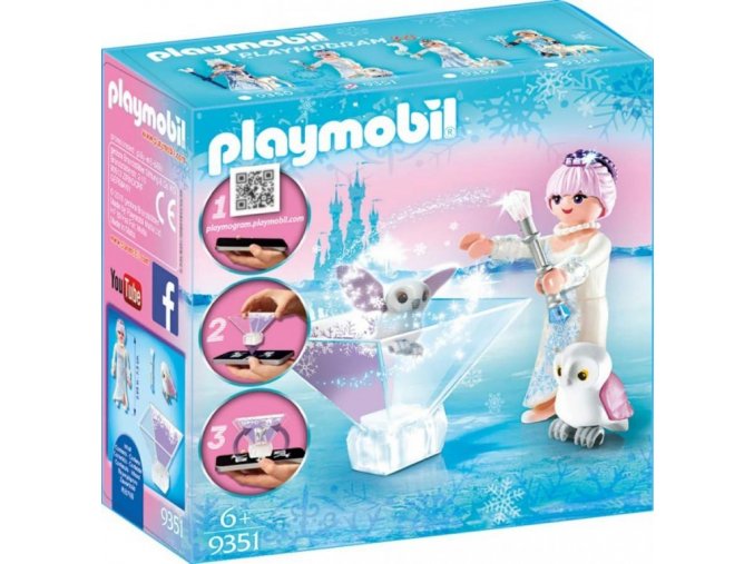 PLAYMOBIL® 9351 Playmogram 3D Ledová královna se sovičkou