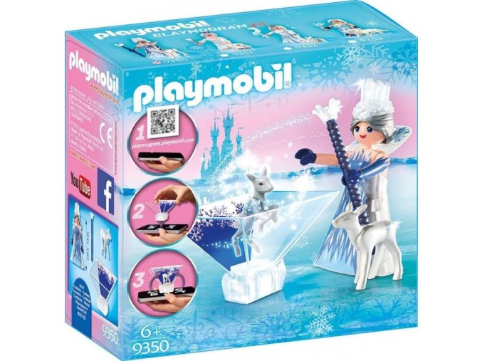 PLAYMOBIL® 9350 Playmogram 3D Ledová královna s kolouškem