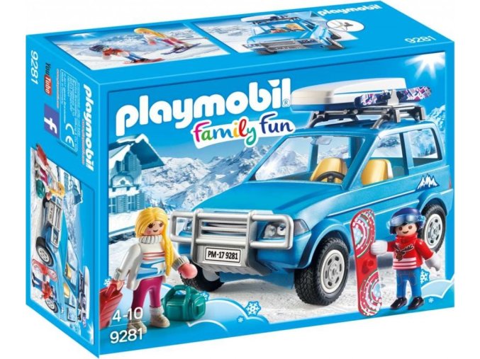 PLAYMOBIL® 9281 SUV Auto se střešním boxem