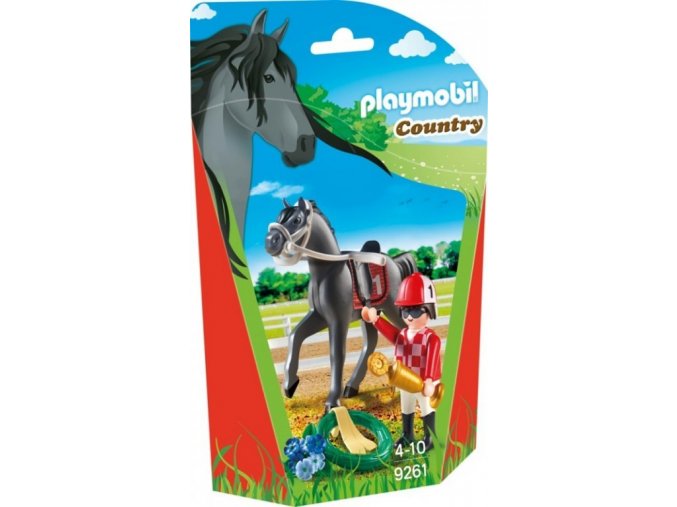 PLAYMOBIL® 9261 Žokej na koni