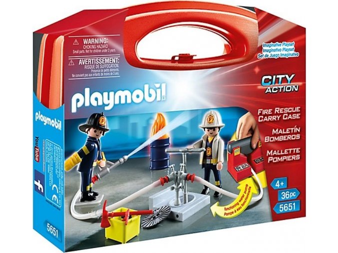 PLAYMOBIL® 5651 Přenosný kufřík Hasiči