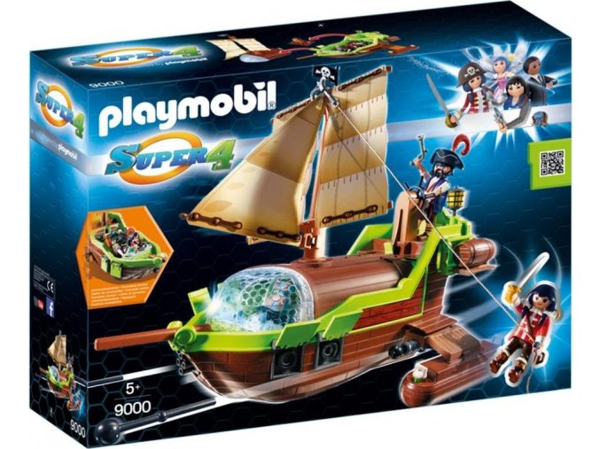PLAYMOBIL® 9000 Pirátská loď Chameleon s Ruby
