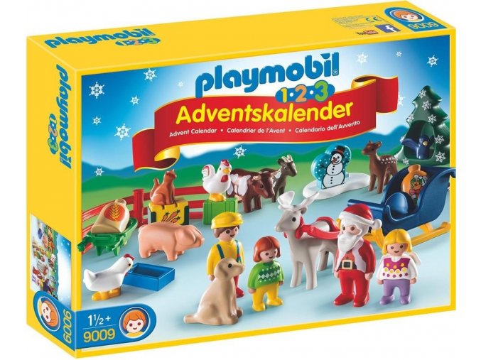 PLAYMOBIL® 9009 Adventní kalendář Vánoce na statku 1.2.3