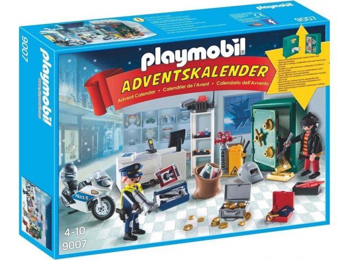 PLAYMOBIL® 9007 Adventní kalendář Policejní zásah v klenotnictví