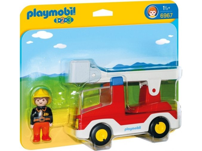 PLAYMOBIL® 6967 Hasičské auto (1.2.3)