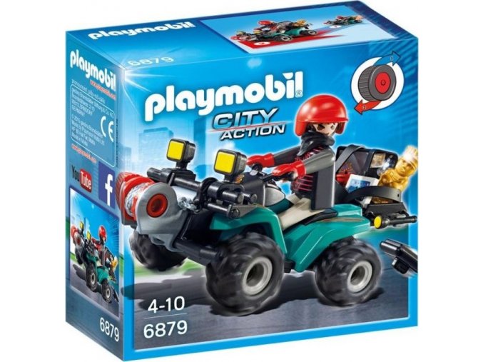 PLAYMOBIL® 6879 Čtyřkolka s navijákem