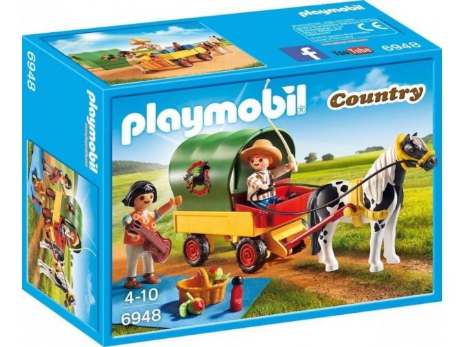 PLAYMOBIL® 6948 Výlet s poníkem a vozem