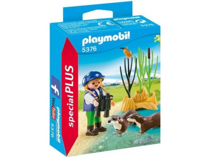 PLAYMOBIL® 5376 Přírodovědec s vydrami