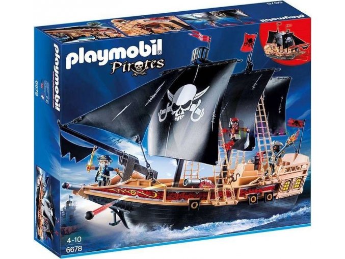 PLAYMOBIL® 6678 Pirátská bitevní loď