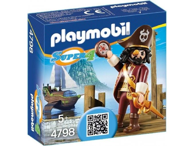 PLAYMOBIL® 4798 Pirát Vousáč (Sharkbeard)