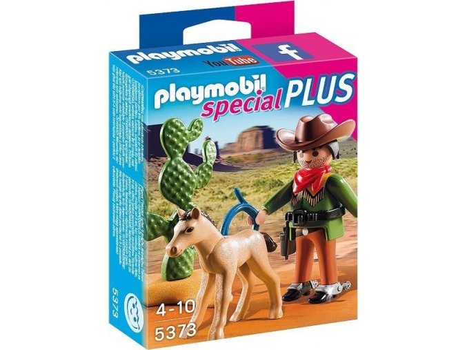 PLAYMOBIL® 5373 Kovboj s hříbětem
