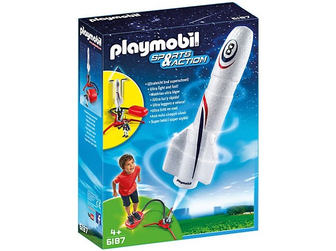 PLAYMOBIL® 6187 Raketa s odpalovacím zařízením