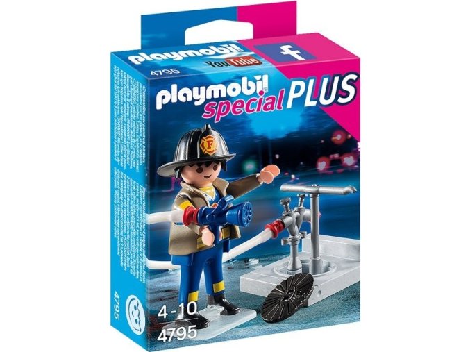 PLAYMOBIL® 4795 Hasič s hydrantem