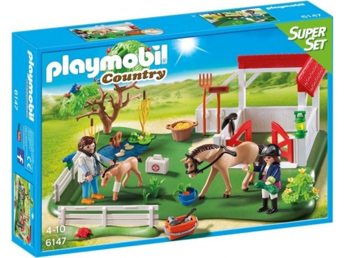 PLAYMOBIL® 6147 Výběh pro koně, SuperSet