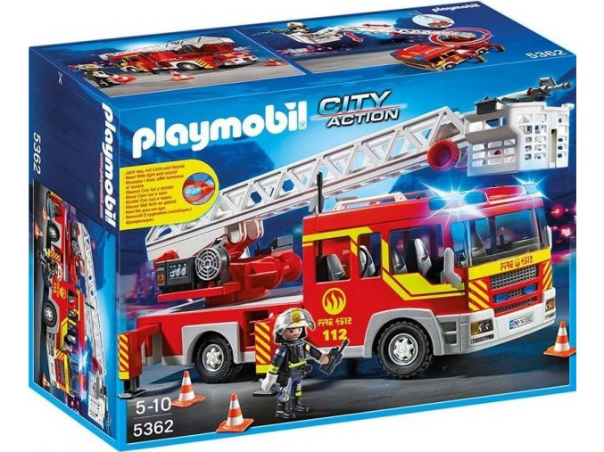 PLAYMOBIL® 5362 Hasičské auto s výsuvným žebříkem a sirénou