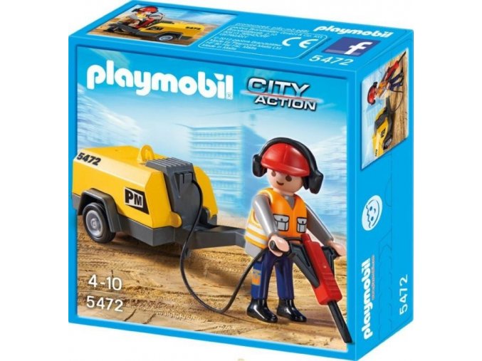 PLAYMOBIL® 5472 Dělník se sbíječkou