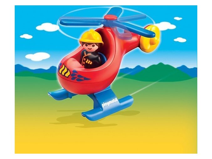 PLAYMOBIL® 6789 Hasičský vrtulník (1.2.3)