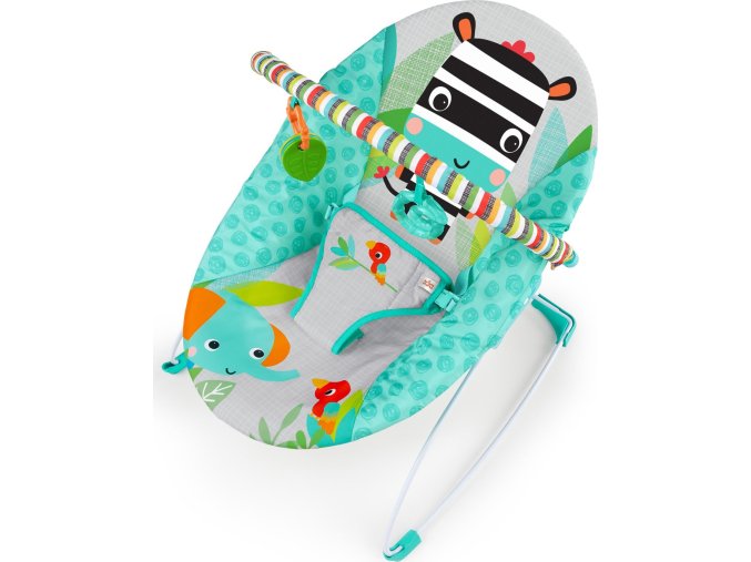 Lehátko vibrující Zig Zag Zebra 0m+, do 9kg, 2019