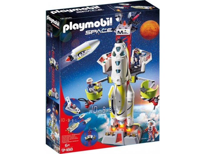 PLAYMOBIL® 9488 Raketa na Mars s rampou