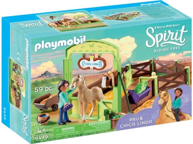 PLAYMOBIL® 9479 Koňský box "Pru & Chica Linda"