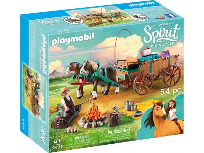 PLAYMOBIL® 9477 Otec Jim a koňský povoz