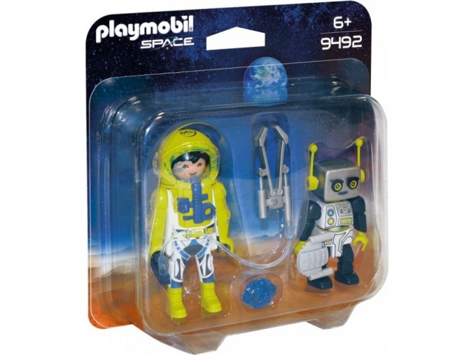 PLAYMOBIL® 9492 Kosmonaut a robot
