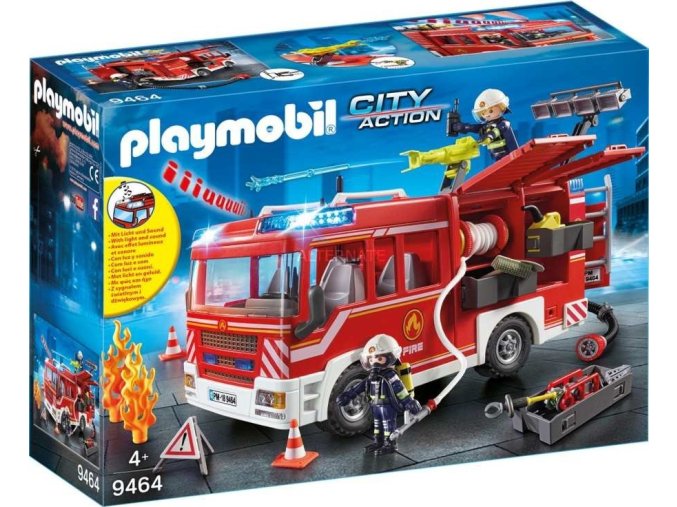 PLAYMOBIL® 9464 Hasičské auto se stříkačkou