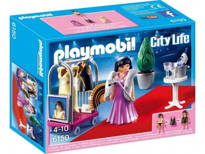 PLAYMOBIL® 6150 Celebrita na červeném koberci