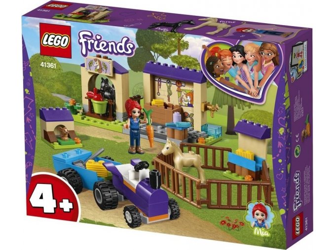 LEGO® Friends 41361 Mia a stáj pro hříbata