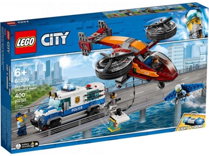 LEGO® City 60209 Letecká policie a loupež diamantu