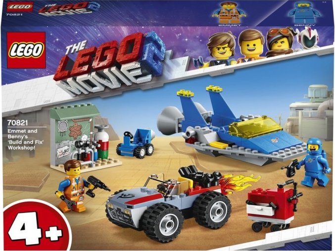 LEGO® Movie2 70821 Emmetova a Bennyho dílna „Postav a oprav to“!