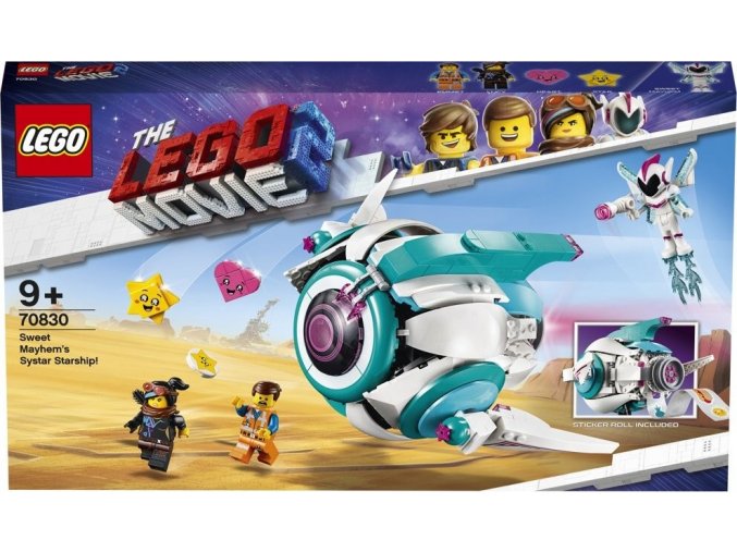 LEGO® Movie2 70830 Kosmická loď Systargenerálky Mely!