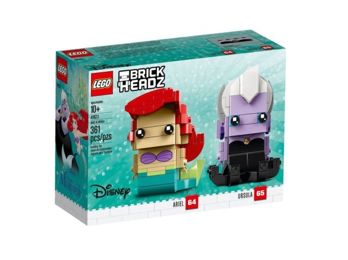 lego 41623 brickheadz ariel and ursula