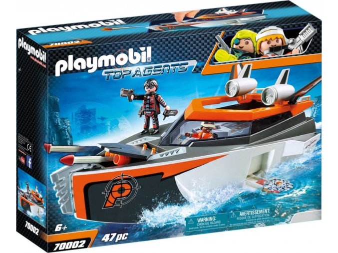 PLAYMOBIL® 70002 Spy Team Turbo loď