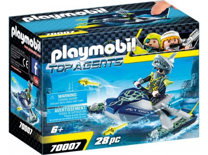 PLAYMOBIL® 70007 Team S.H.A.R.K. Raketový skútr